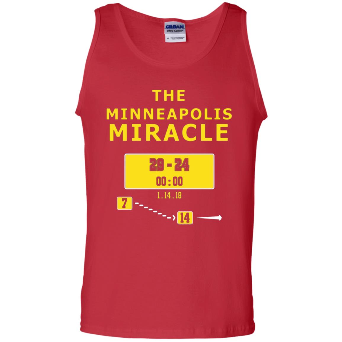 Football Lover T-shirt The Minneapolis Miracle Red