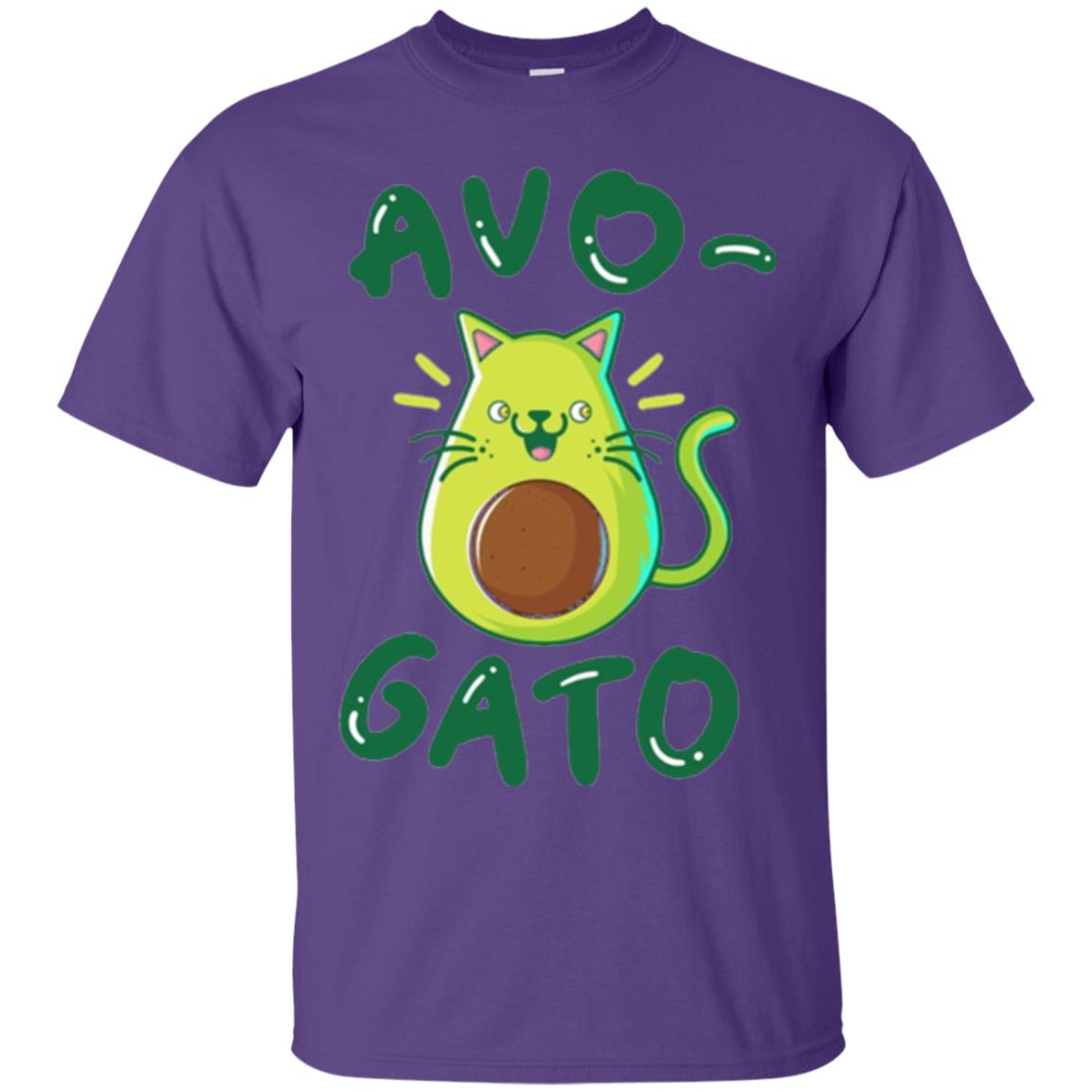 Cat Lovers T-shirt Avocado Avogato Purple
