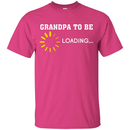 Grandpa To Be Loading Announcement Gift Shirt For Papa Heliconia