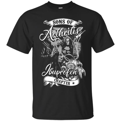 Sons Of Arthritis Ibupronfen Chapter Funny Motorcycle Shirt Black
