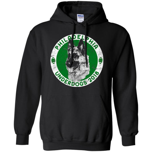 Dog Lover T-shirt Philadelphia Underdogs 2018 Distressed Black