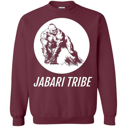 Jabari Tribe White Gorilla T-shirt Maroon