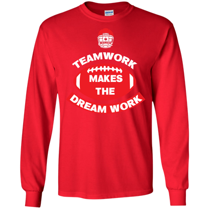 Football T-shirt TeamWork Makes The Dreamwork Red