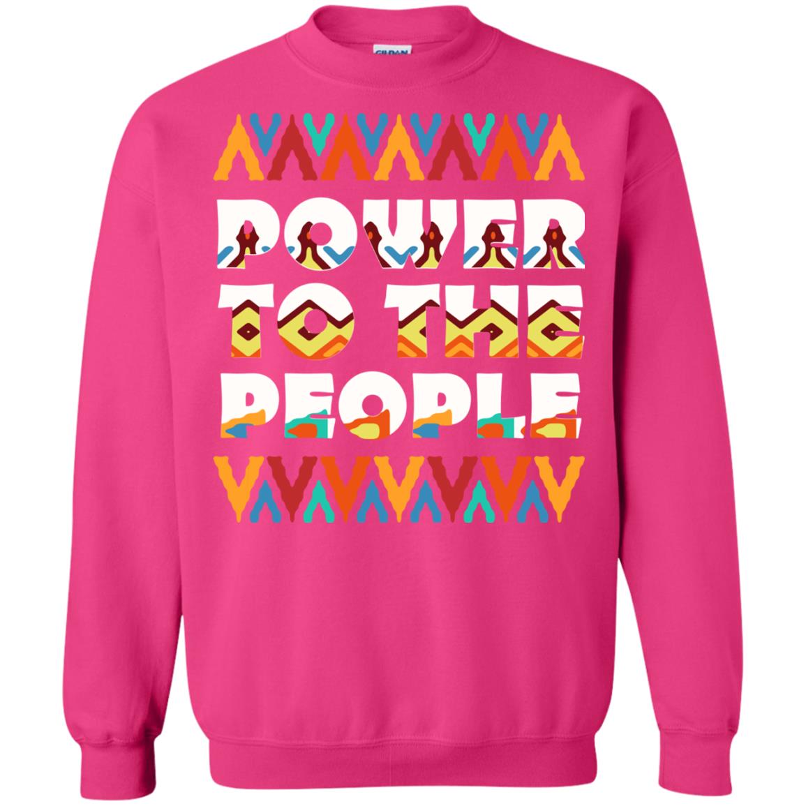 African American T-shirt Power To The People Heliconia