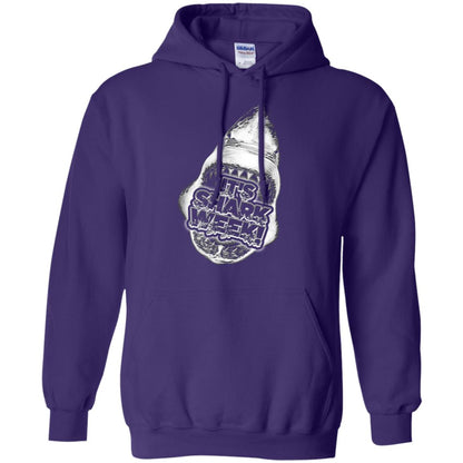 Every Day Of Shark Week T-shirt 2018 Purple