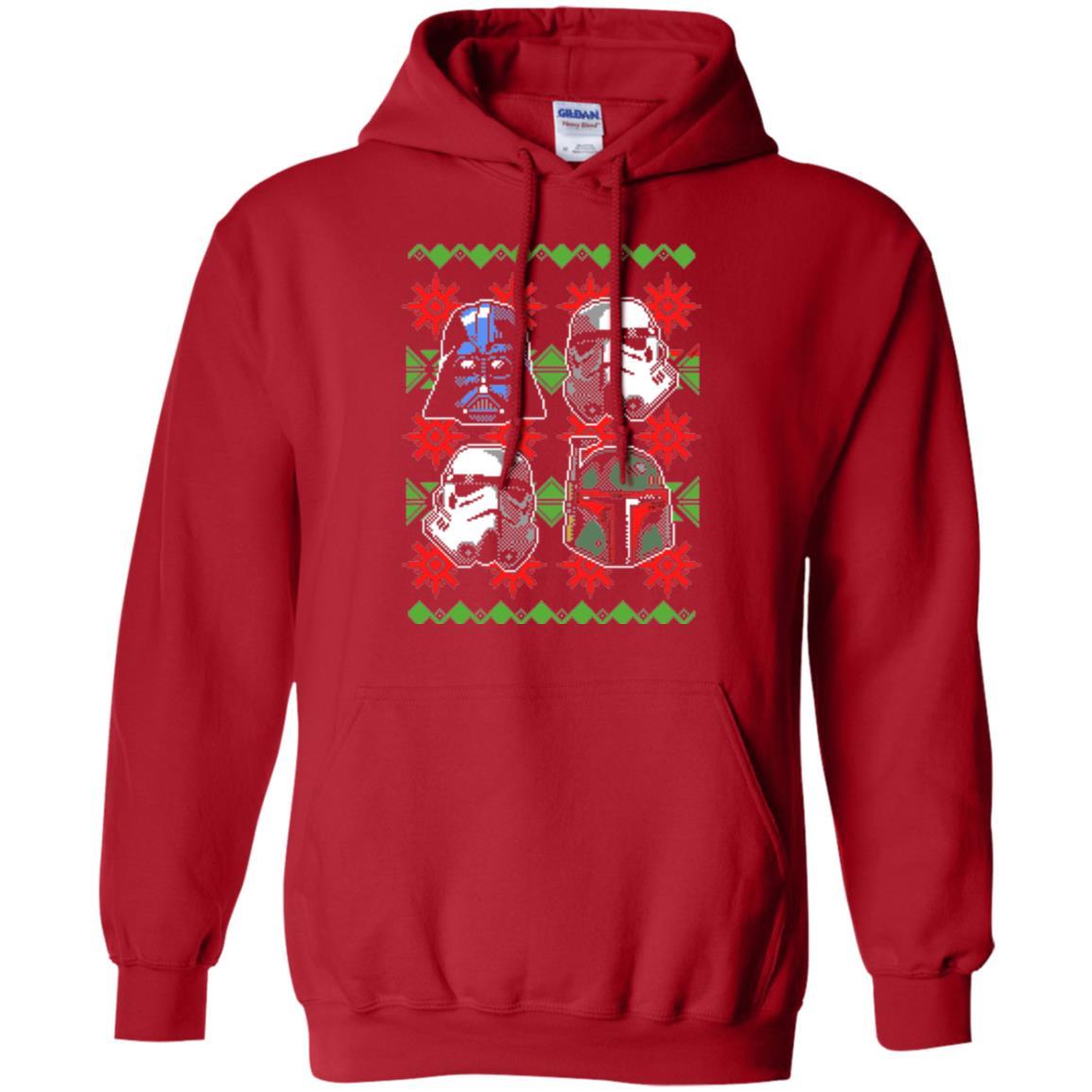 Film T-shirt Christmas Sweater Empire Helmets Red