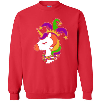 Mardi Gras Unicorn T-shirt Red