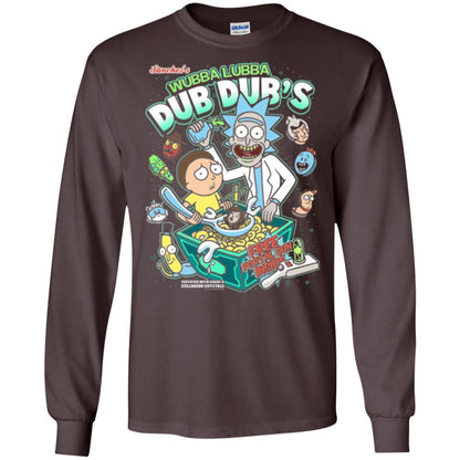 Rick Morty T-shirt Wubba Luba Dub Dub's Cereal Dark Chocolate