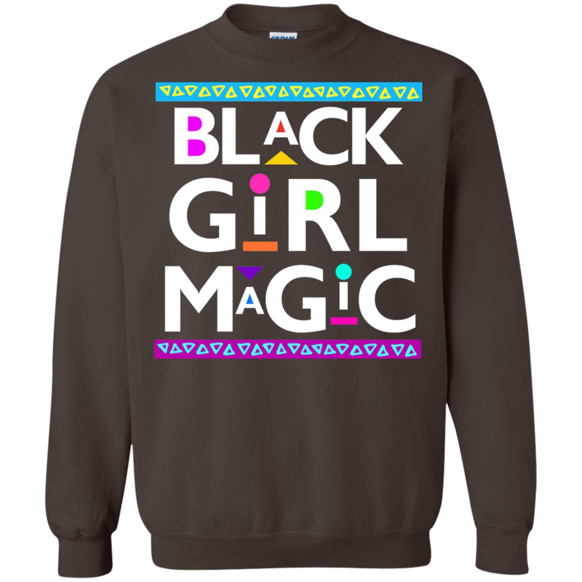 Black Girl Magic T-shirt Women_s Black History Dark Chocolate