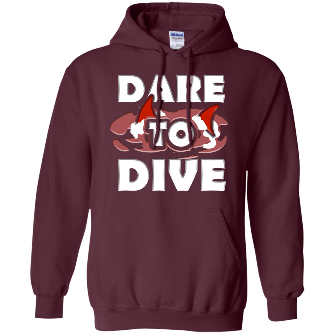 Every Day Of Dare To Dive Shark T-shirt 2018 Maroon