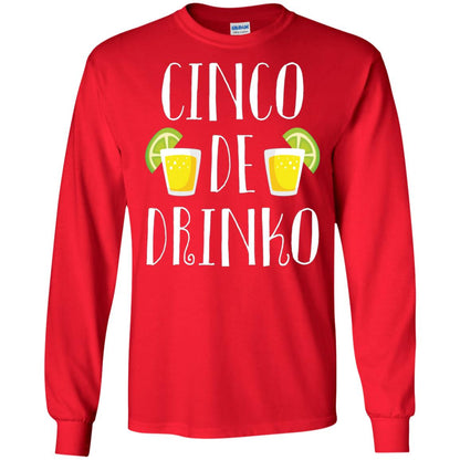 Cinco De Mayo Drinko Drink Lover Shirt Red