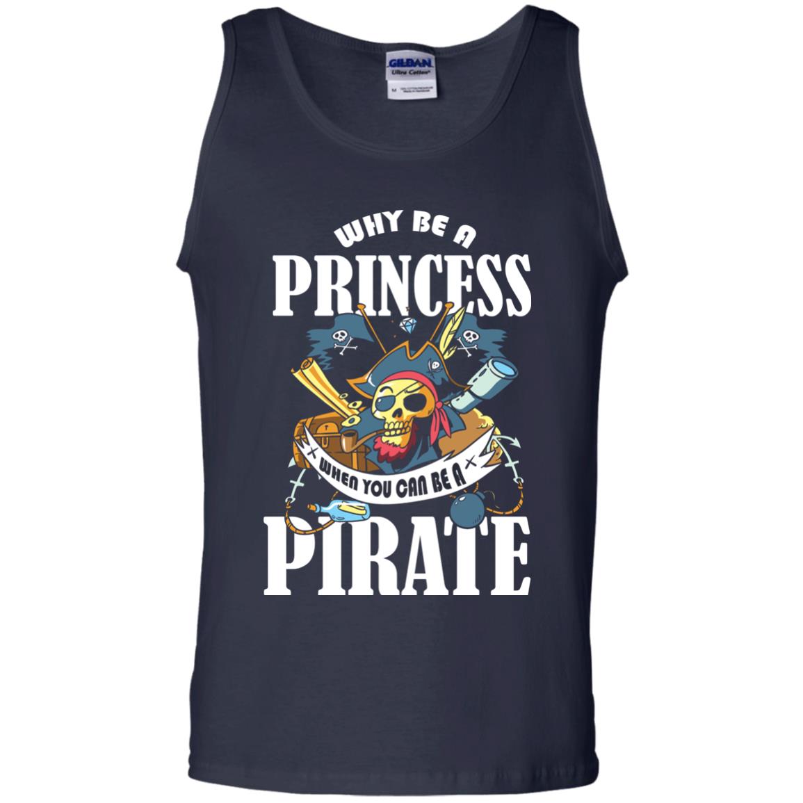 You Can Be A Pirate Cool Pirate Gift Shirt For Girls Navy