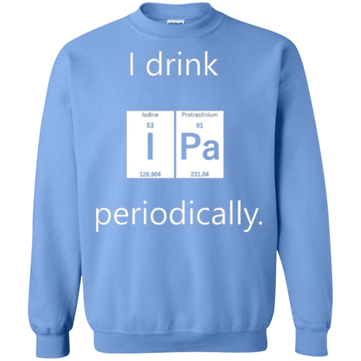 Chemistry T-shirt Drink Ipa Periodically Carolina Blue
