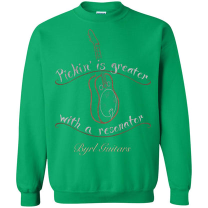 Funny Guitar Shirt Picking Is Greater With A Reasonator Irish Green