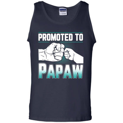 Promoted To Papaw Papa T-shirt Navy