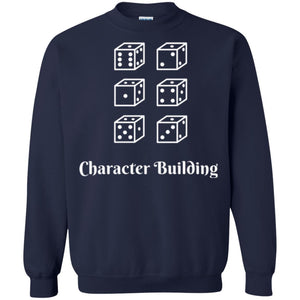 Gamer T-shirt Character Building Rolling Dice