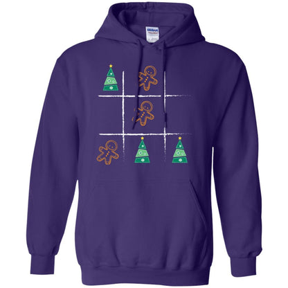 Christmas T-shirt Tic Tac Toe Board Game Purple