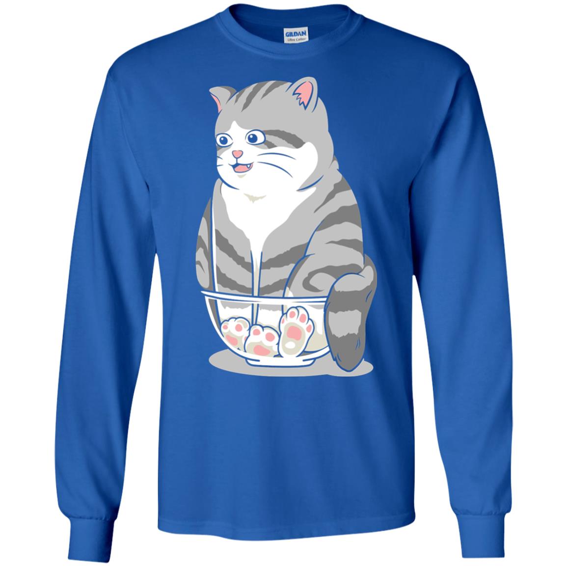 Cat Smile Cat Lover T-shirt Royal