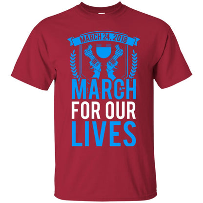 Anti Gun T-shirt March For Our Lives March 24 2018 Cardinal