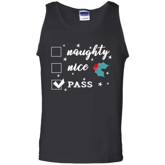 Naughty Nice Or Pass Ugly Christmas Gift Shirt For Mens Or Womens Black