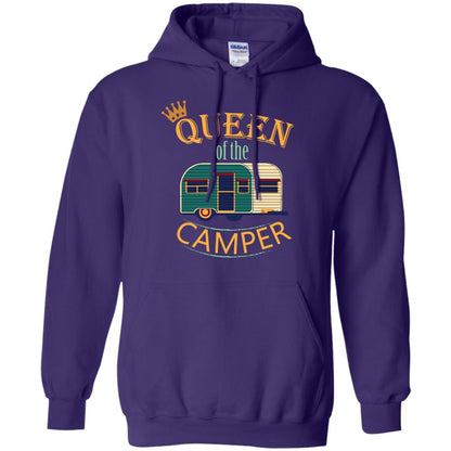 Queen Of The Camper Camping Lover Shirt Purple