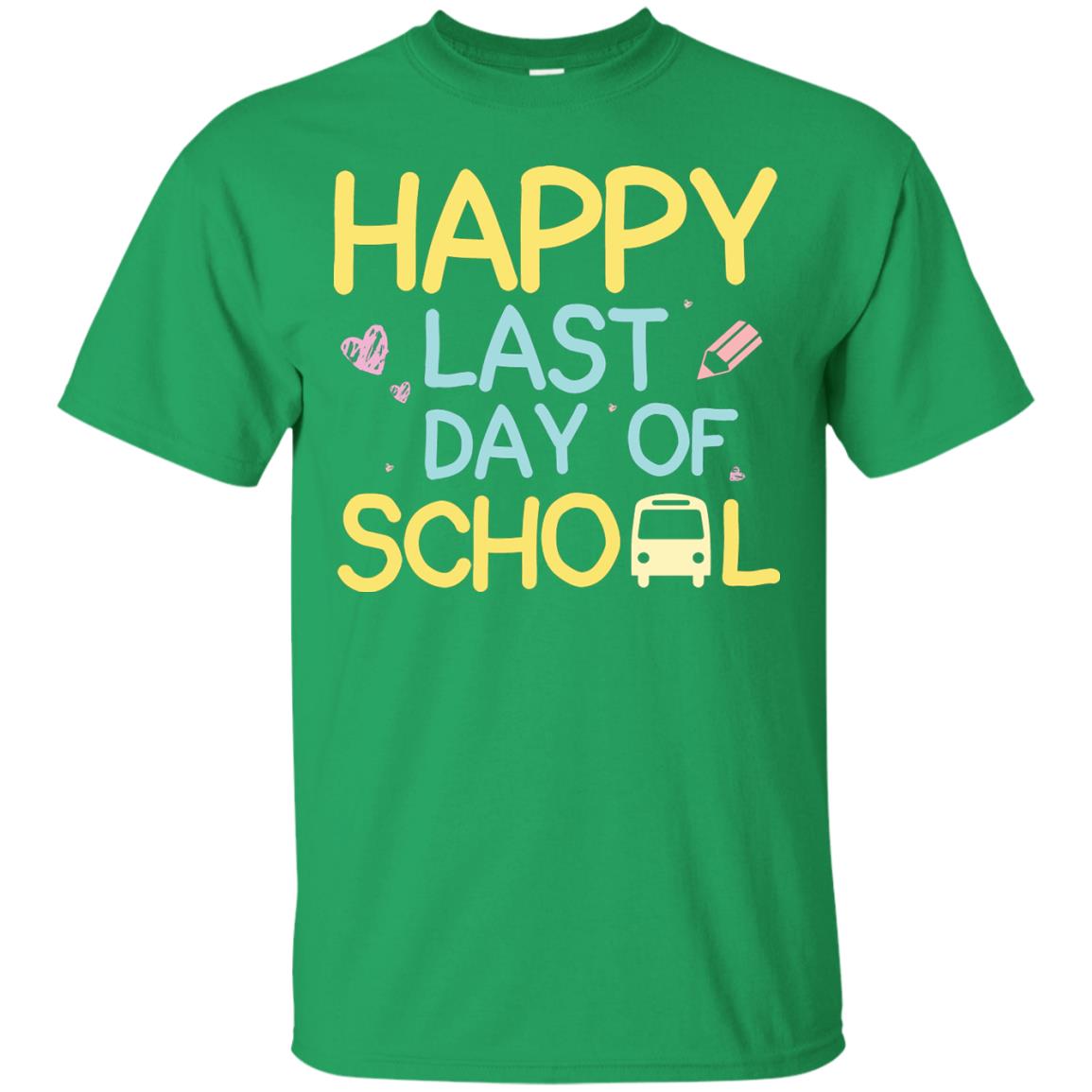 Happy Last Day Of School Graduation Shirt Irish Green