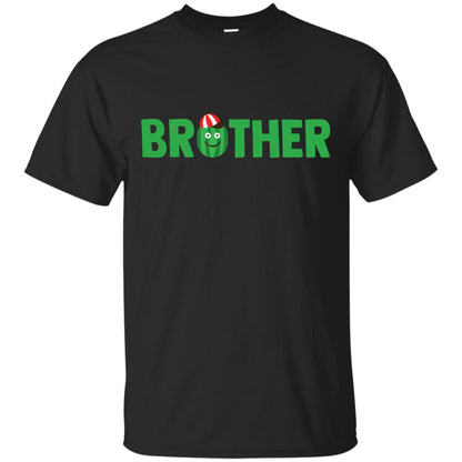 Brother Watermelon Funny Summer Melon Fruit Shirt For Brother Black