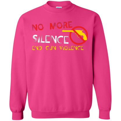 Anti Gun T-shirt No More Silence End Gun Violence Heliconia