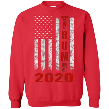 American Flag Vintage Design Trump 2020 T-shirt Red