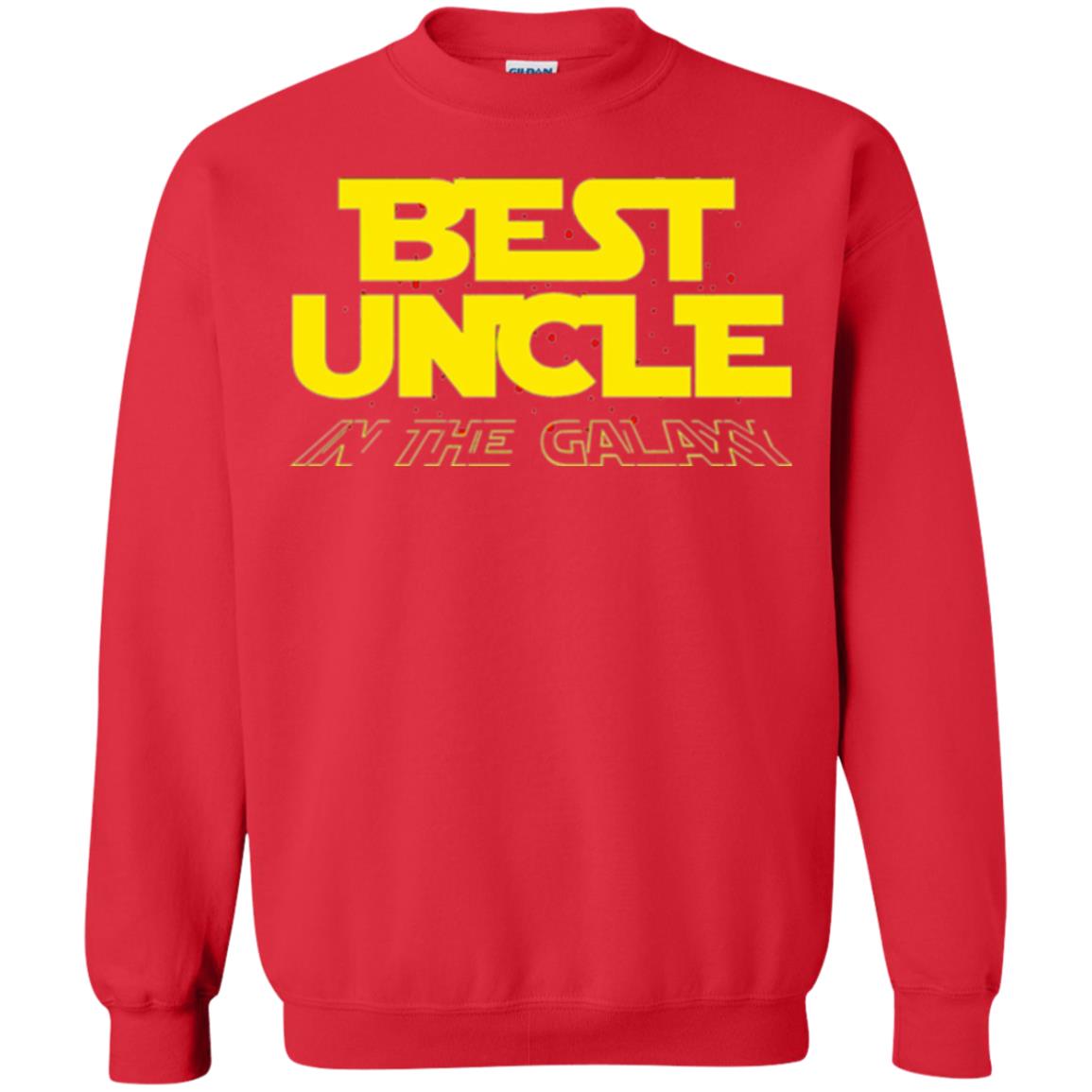 Uncle T-shirt Best Uncle In The Galaxy Red