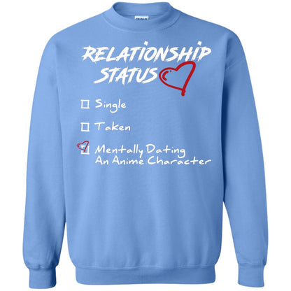 Relationship Status Mentally Dating An Anime Character Gift Shirt For Anime Lover