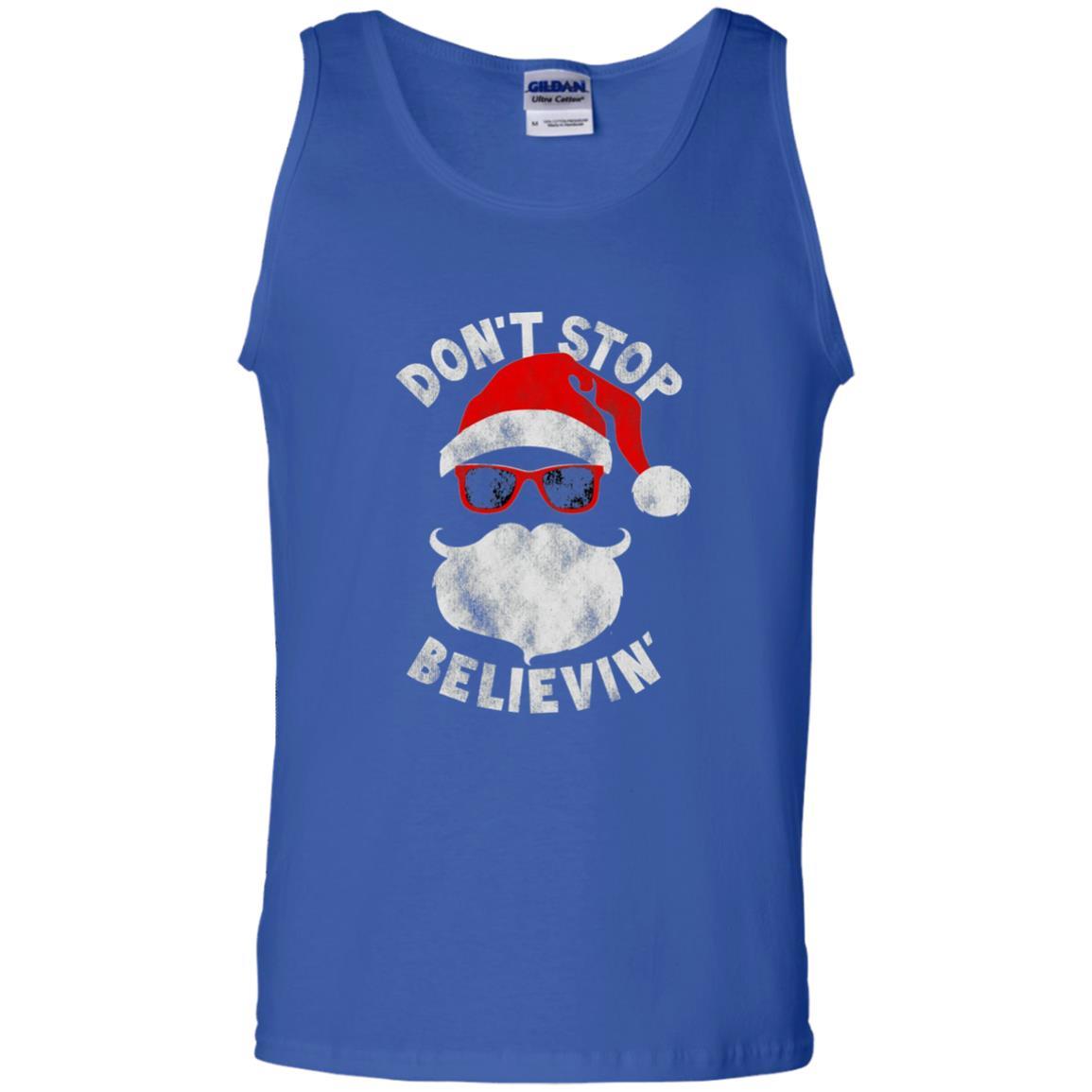 Christmas T-shirt Don't Stop Believing Royal