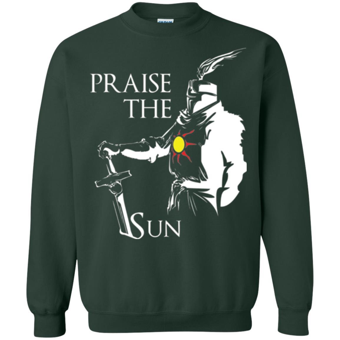 Gamer T-shirt Praise The Sun Knight T-shirt Forest Green