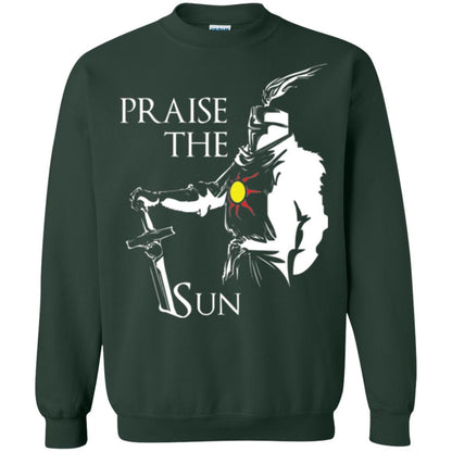Gamer T-shirt Praise The Sun Knight T-shirt Forest Green