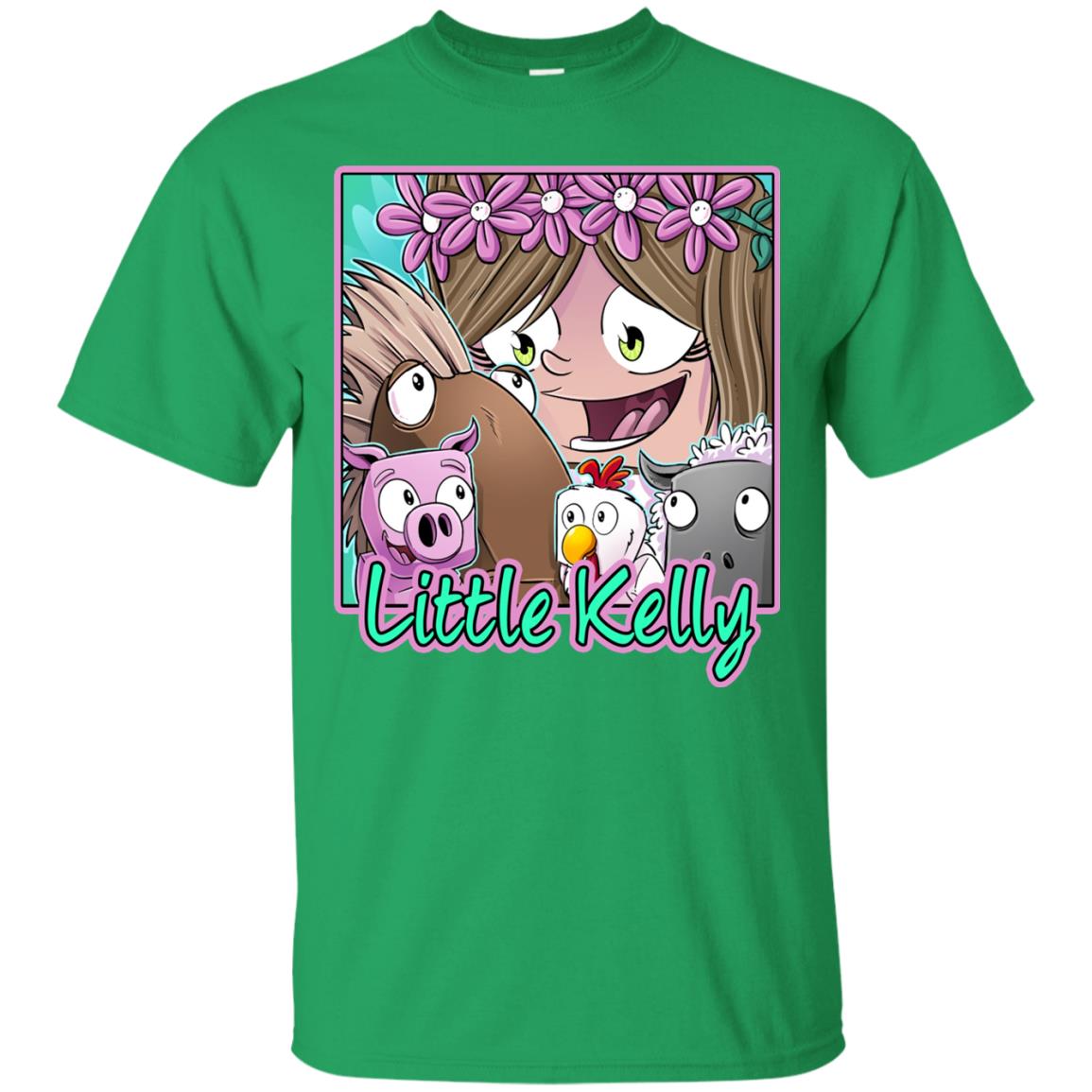 Little Kelly Minecraft Little Club Adventures Shirt Irish Green