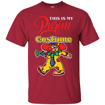 Purim Day T-shirt This Is My Purim Costume Cardinal