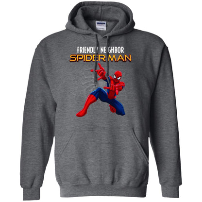 Friendly Neighbor Spider Man Movie Fan T-shirt Dark Heather