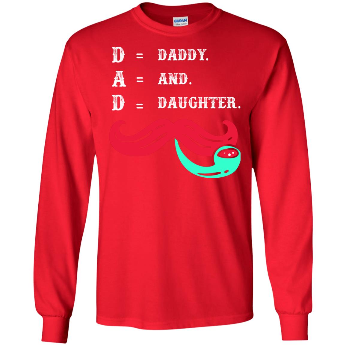 Daddy And Daughter Dad Shirt For Father_s Day Red