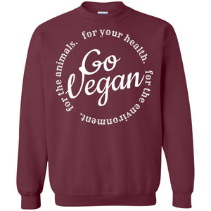 Go Vegan For Your Health Veget Vegetarian T-shirt