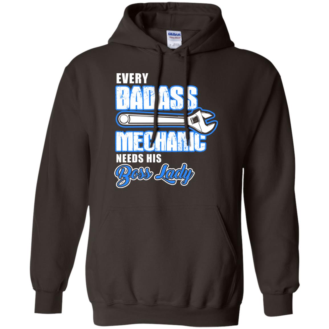 Every Badass Mechanic Needs His Boss Lady Shirt Dark Chocolate
