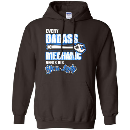 Every Badass Mechanic Needs His Boss Lady Shirt Dark Chocolate