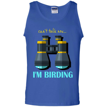 Bird-watching T-shirt Can't Talk Now I'm Birding Royal