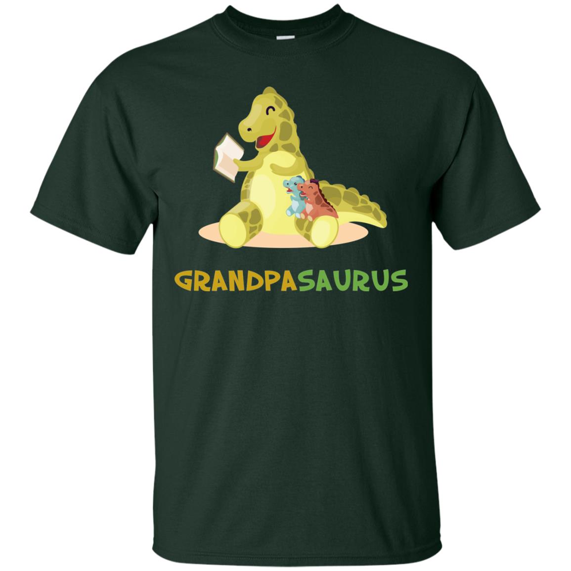 Grandpasaurus Granddad Grandpa Shirt Forest