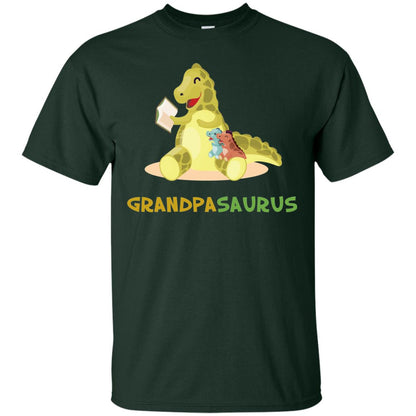 Grandpasaurus Granddad Grandpa Shirt Forest
