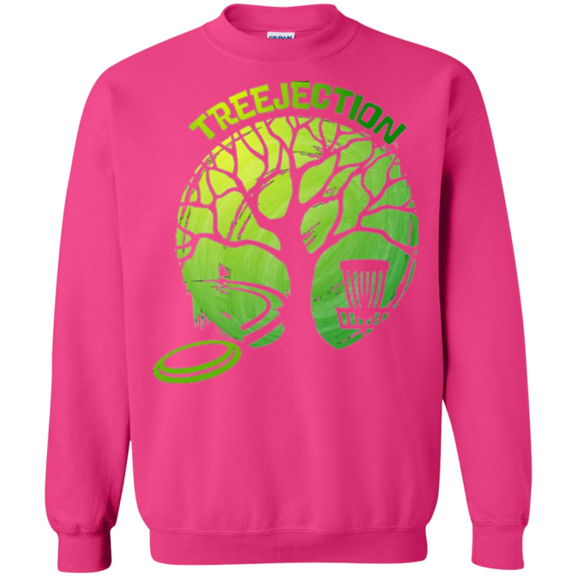 Funny Disc Golf T-shirt Treejection Heliconia