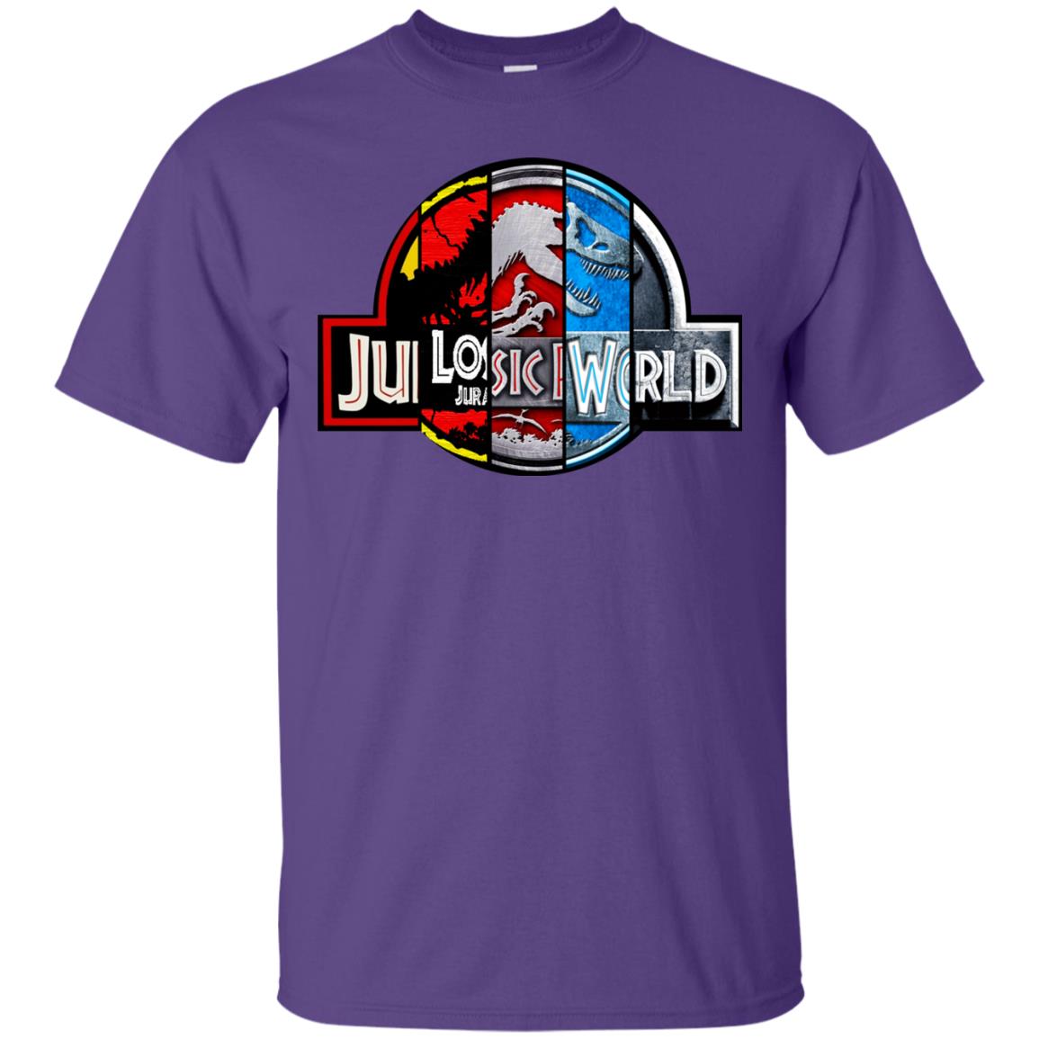 Jurassic World Movie Fan Shirt Purple