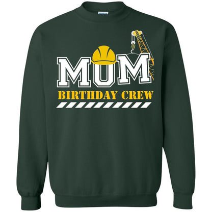 Mom Birthday Crew Mommy T-shirt Forest Green