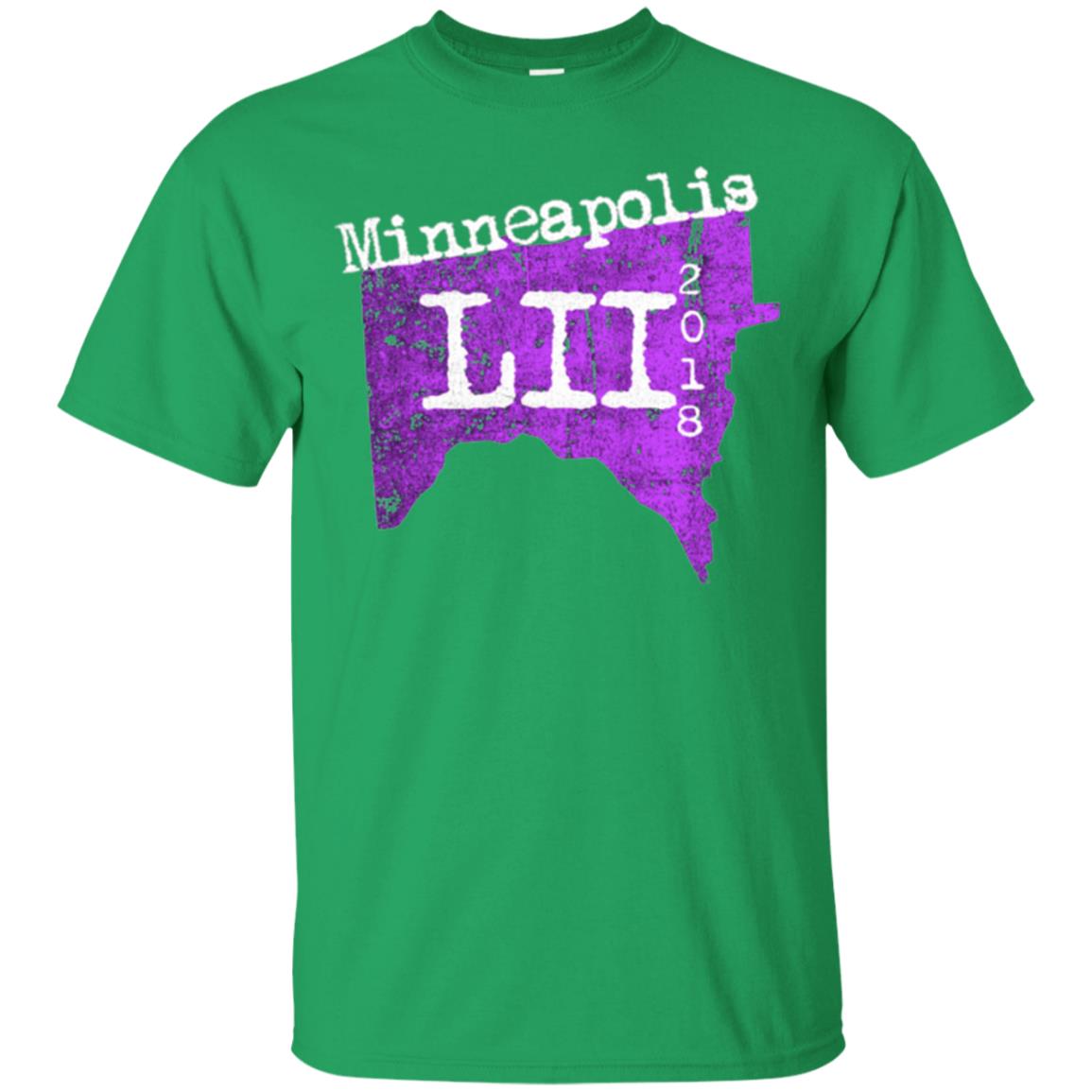 Football Lover T-shirt Minneapolis Minnesota 2018 T-shirt Irish Green