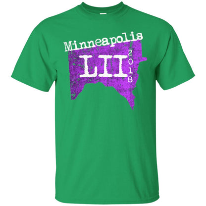 Football Lover T-shirt Minneapolis Minnesota 2018 T-shirt Irish Green