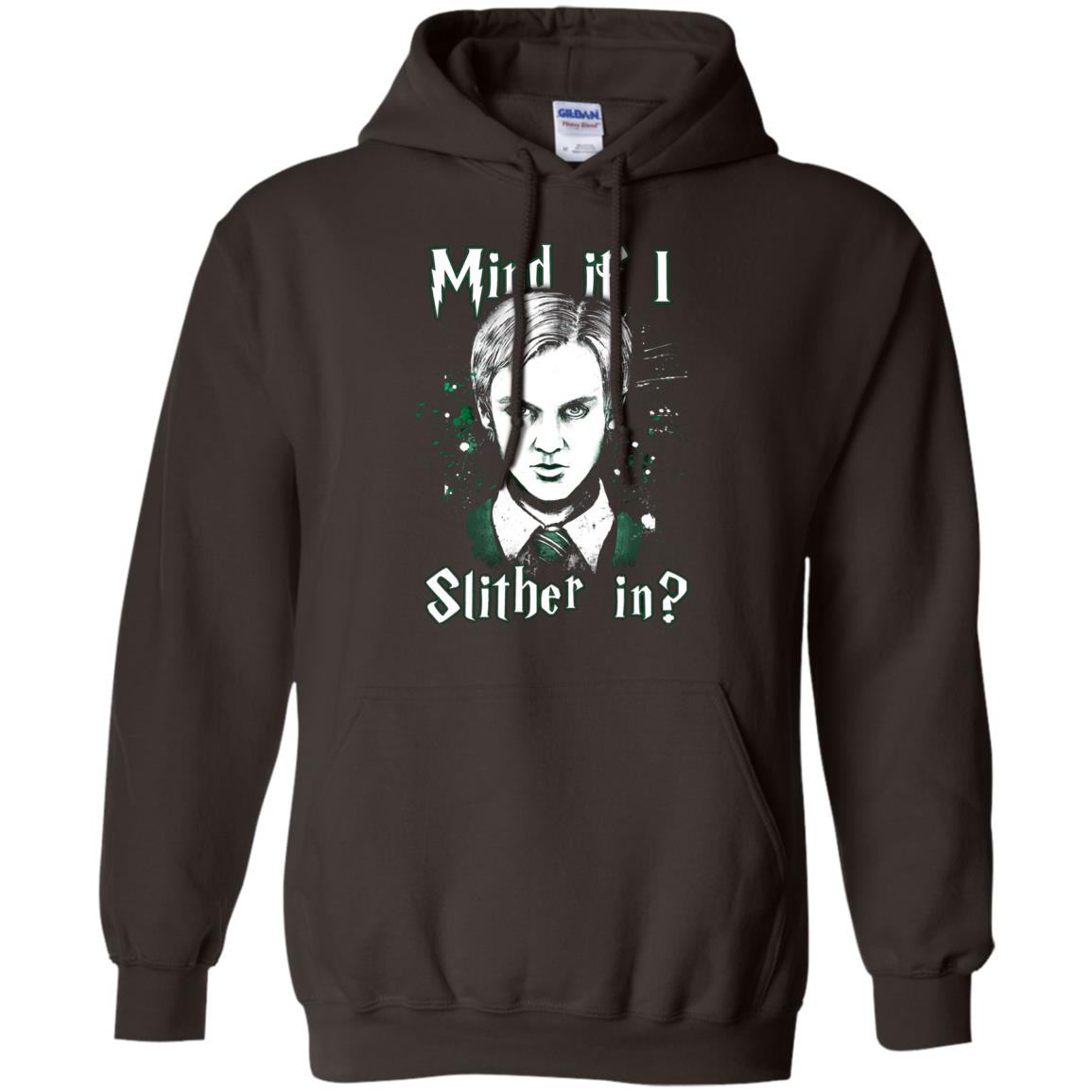 Mind If I Slither In Slytherin House Harry Potter Shirt Dark Chocolate